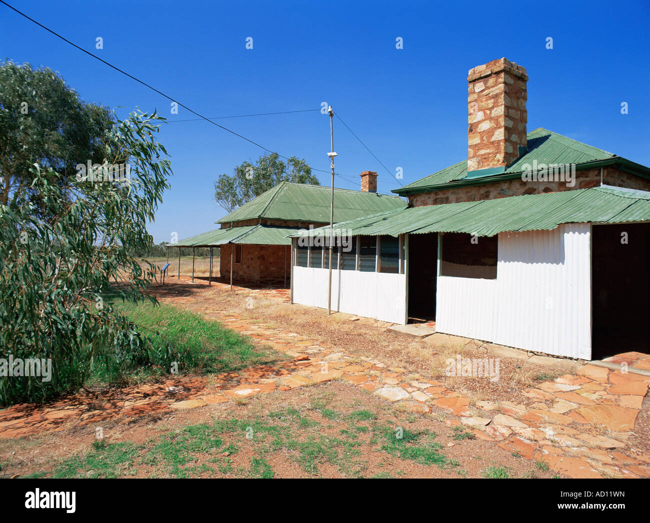 Telegraph Station, Tennant Creek, Northern Territory, Australia Stock