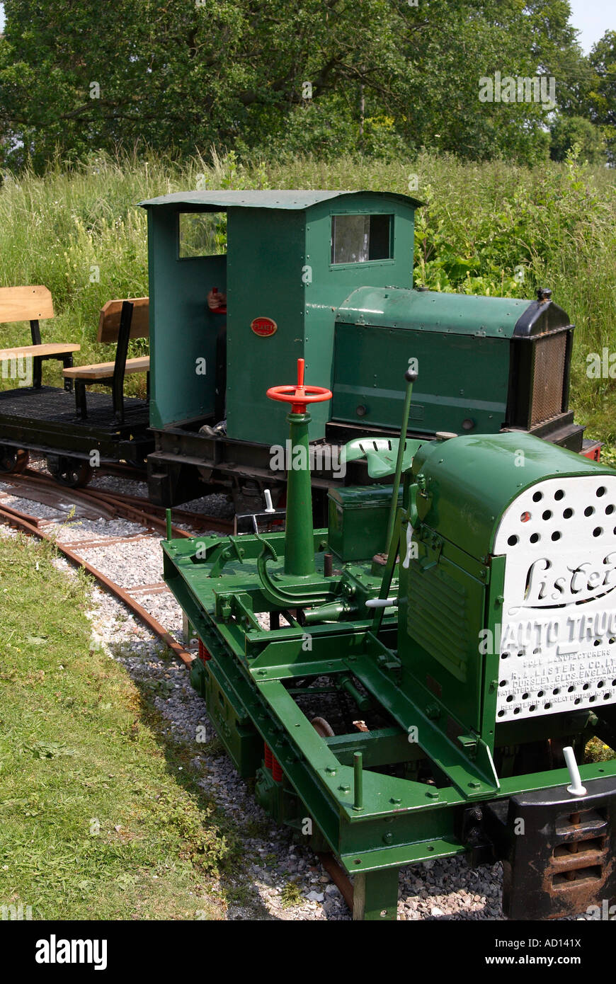 Industrial narrow gauge railway demonstration track at Twyford