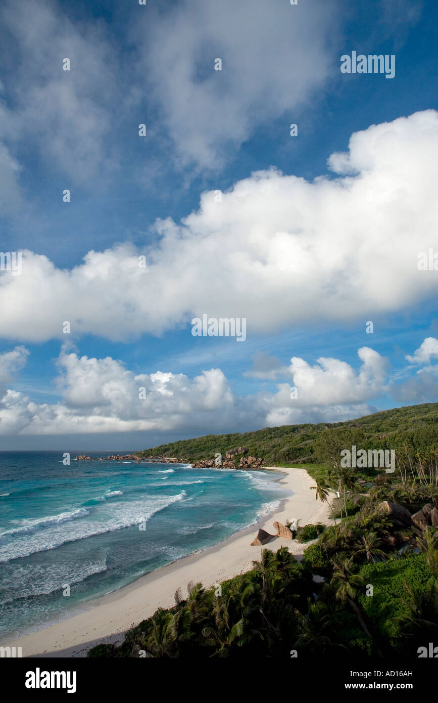 Grande Anse La Digue Island Seychelles Stock Photo Alamy