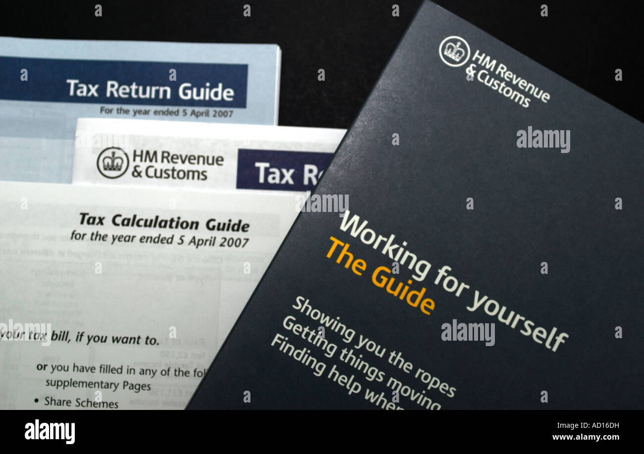 Guides and forms for the self employed to assist in the completion of