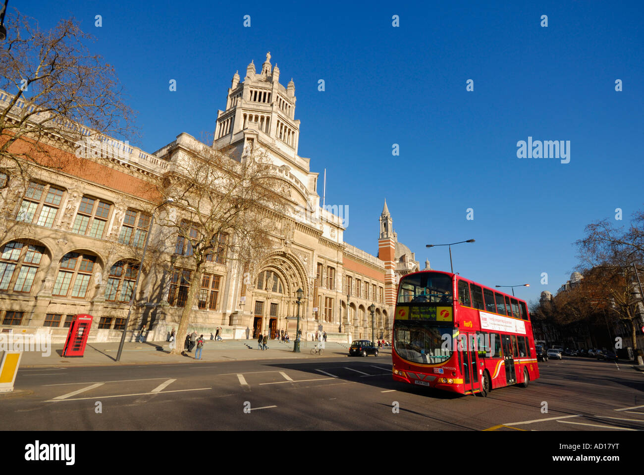 Victoria and Albert Museum, Knightsbridge, London, England Stock Photo
