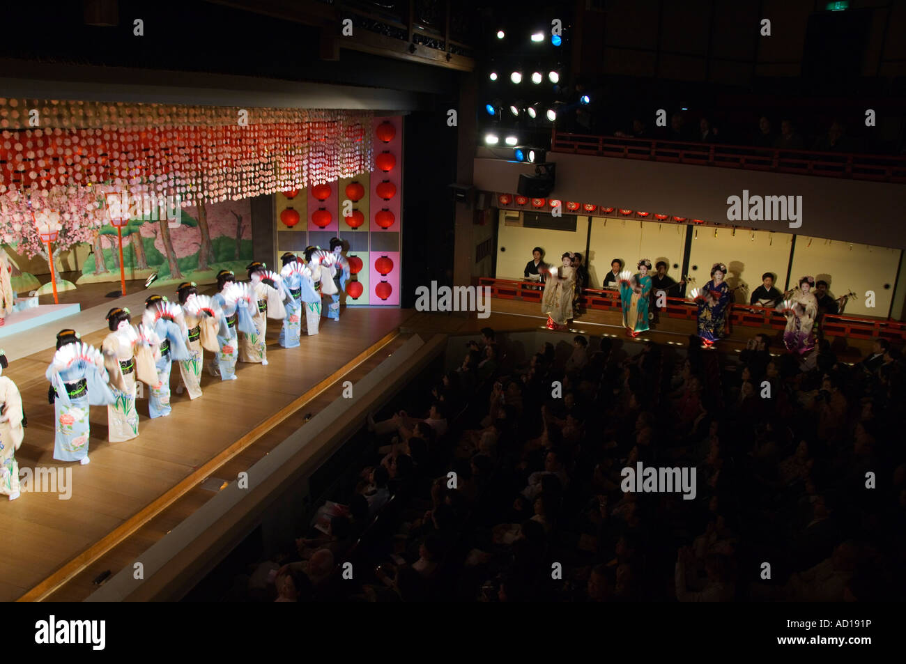 Japan Honshu Island Kyoto Kyo Odori Geisha Spring Dance performance