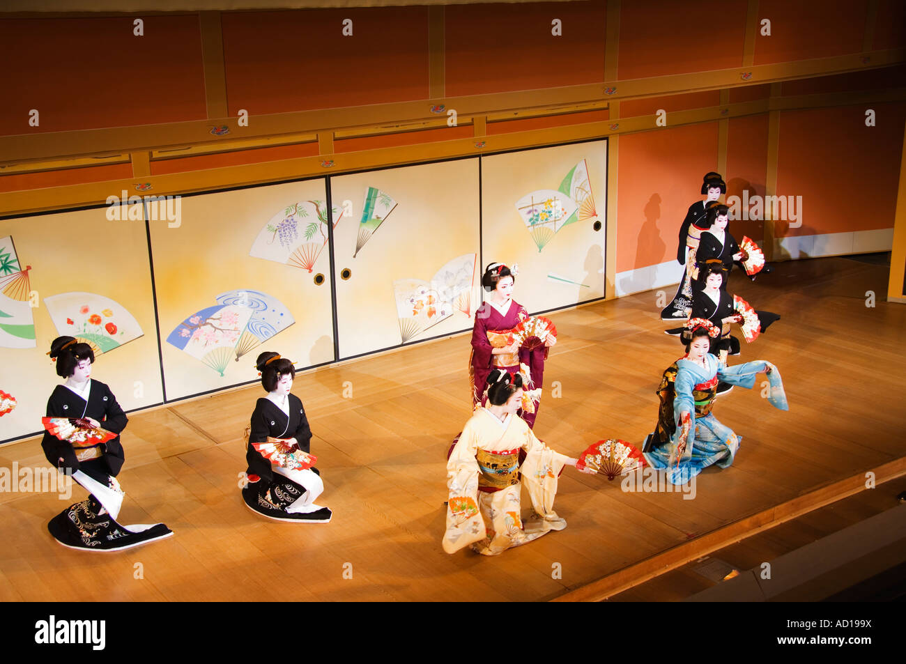 Japan Honshu Island Kyoto Kyo Odori Geisha Spring Dance performance
