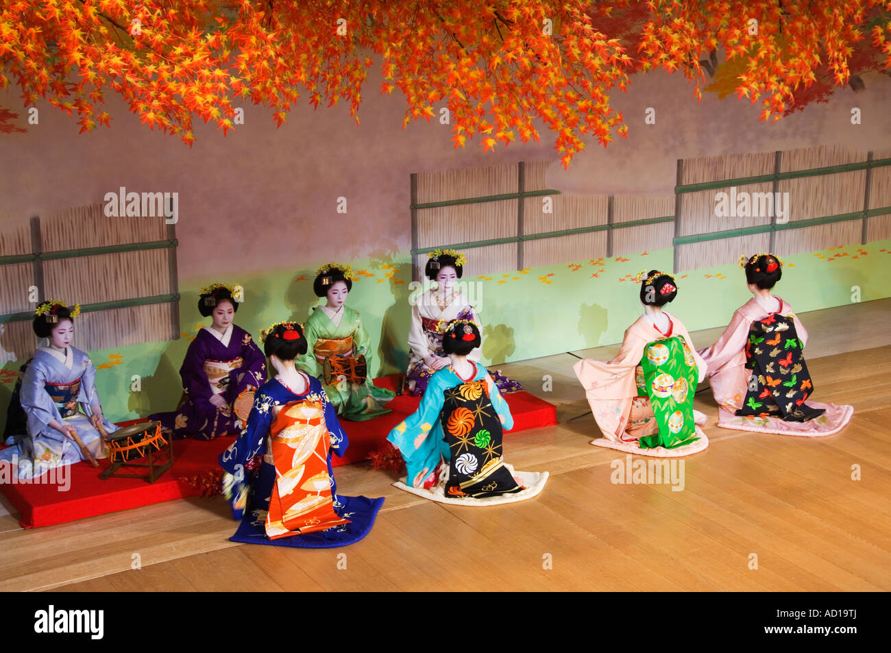 Japan Honshu Island Kyoto Kyo Odori Geisha Spring Dance performance