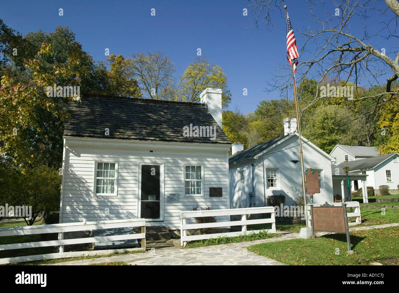 Birthplace of President Ulysees S. Grant, Point Pleasant, Ohio, USA Stock Photo