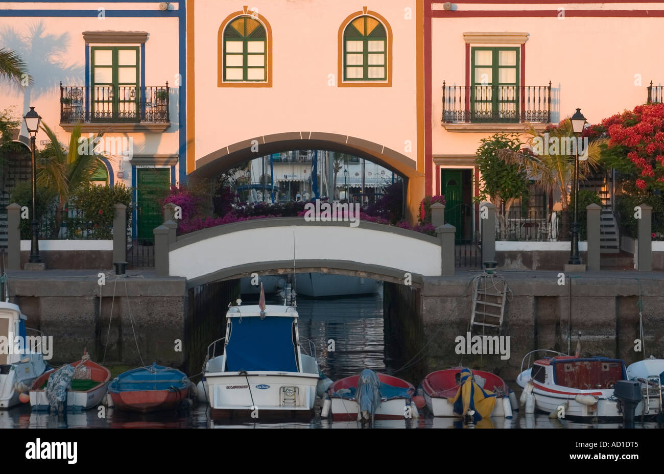 Puerto de Mogan, Gran Canaria, Canary islands, Islas Canarias, Spain, España, Europe, Europa Stock Photo