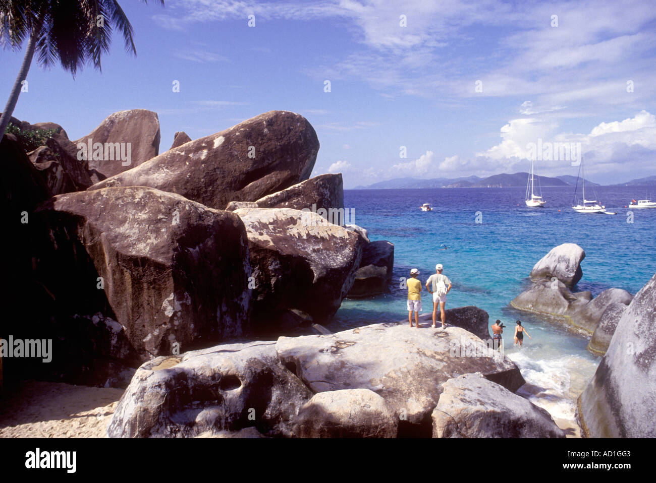 West Indies, Virgin Gourda, British Virgin Islands, The Baths, Gigantic ...