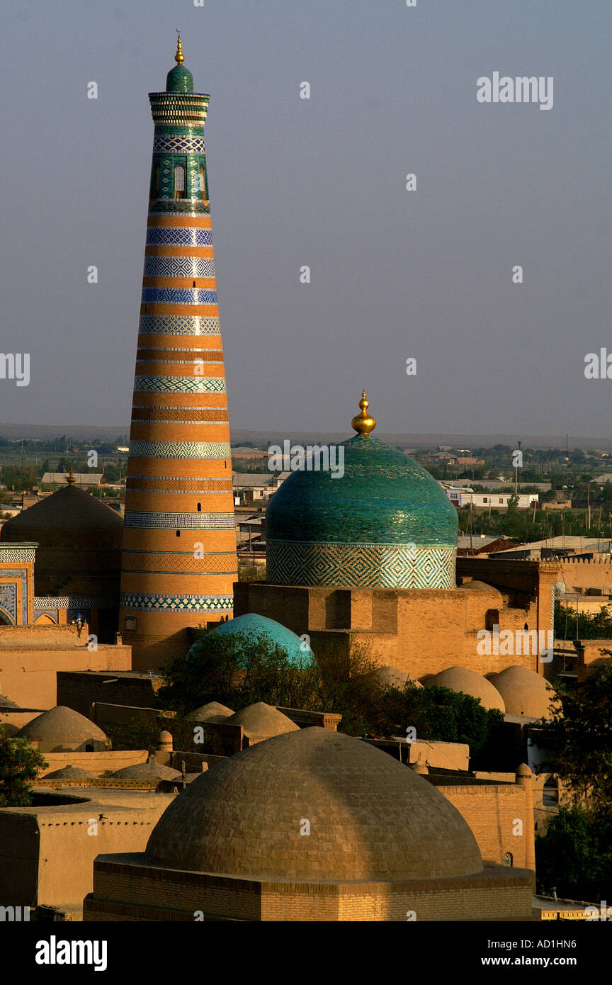 Ismail Khodja Minaret and Pahlavan Mahmud Mausoleum Stock Photo Alamy