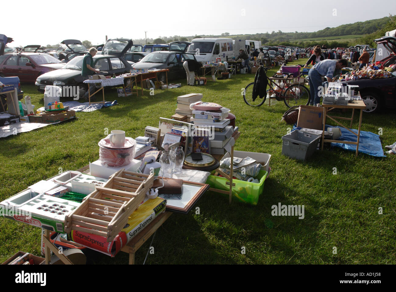 Car boot sale Stock Photo Alamy