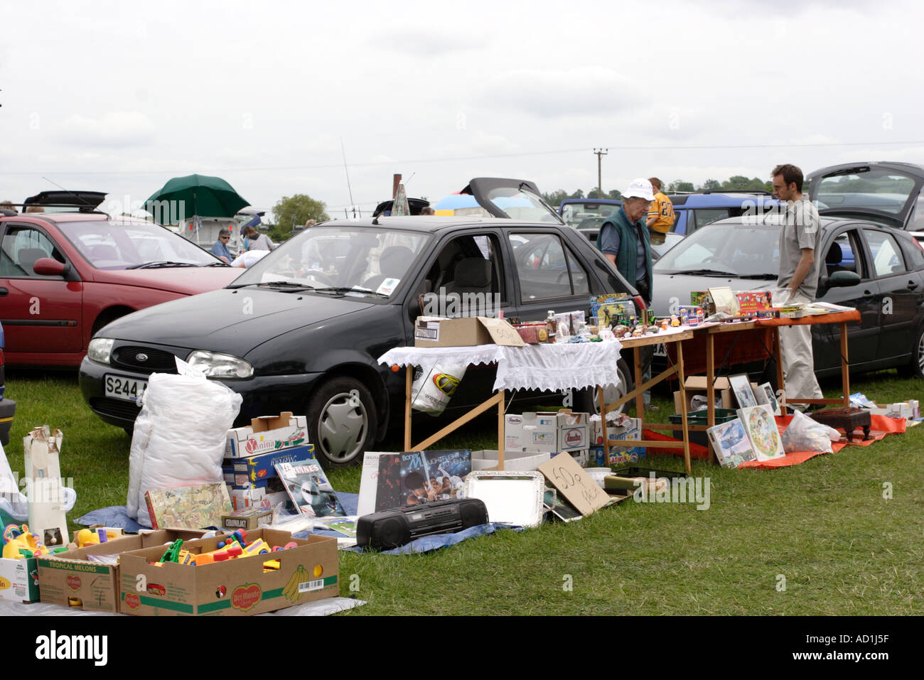 Car boot sale Stock Photo Alamy