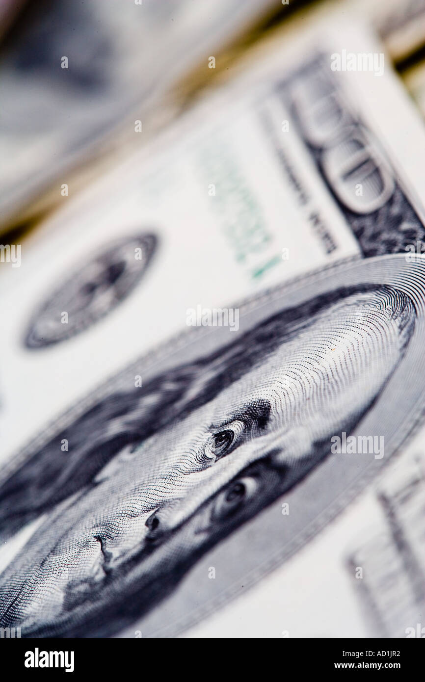 $100 Dollar Bill close up Stock Photo - Alamy