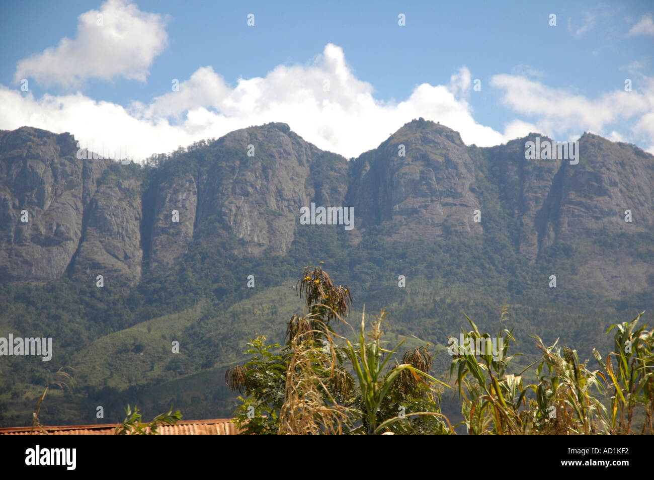 Mountain scenery around Zomba Malawi Stock Photo - Alamy