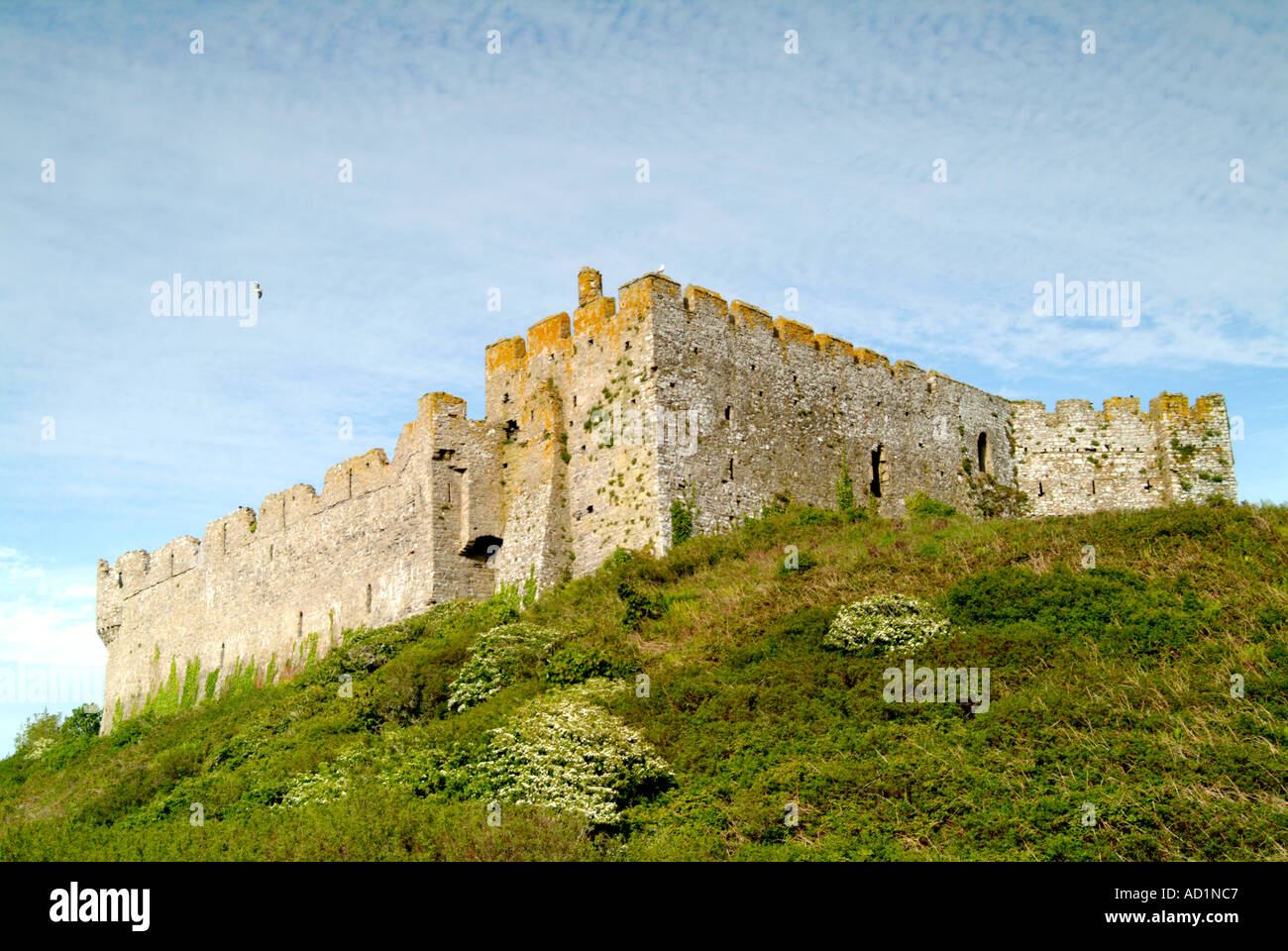 Manobier Castle Wales Stock Photo Alamy manobier-castle-wales-stock-photo-alamy