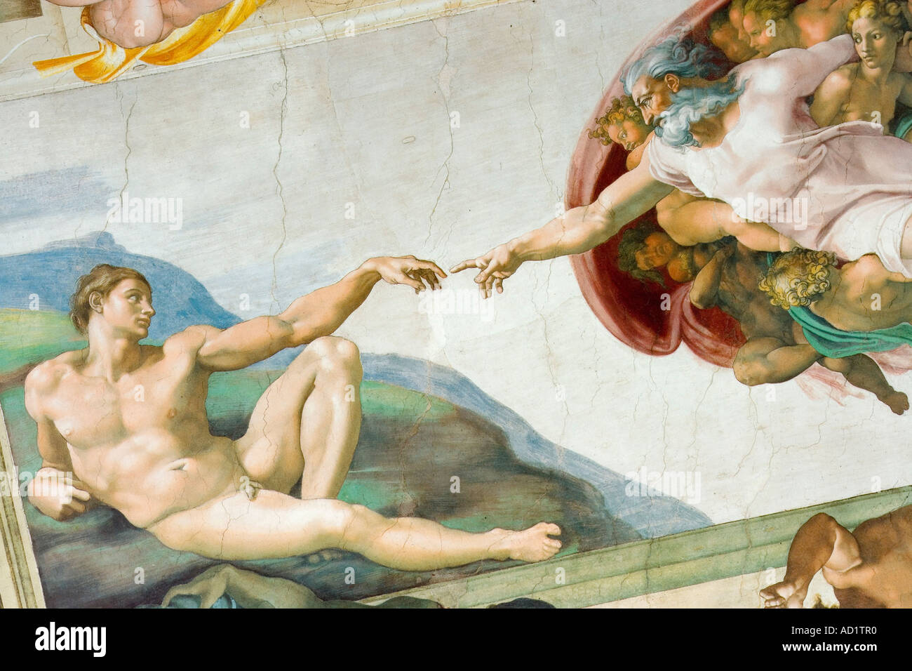 Michelangelo S Ceiling Painting Sistine Chapel Vatican