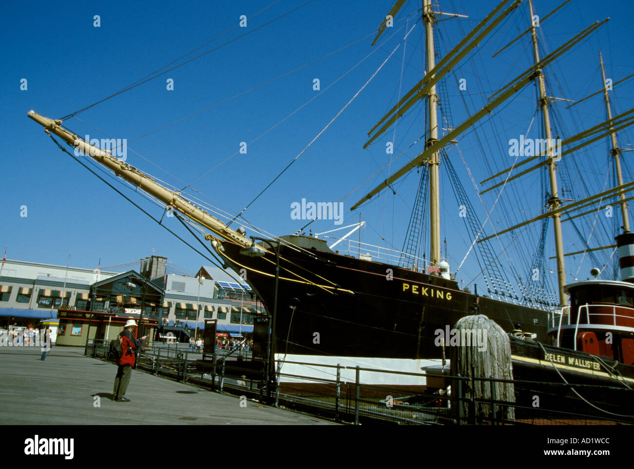 Sailing ship Peking at the South Street Seaport Lower Manhattan New