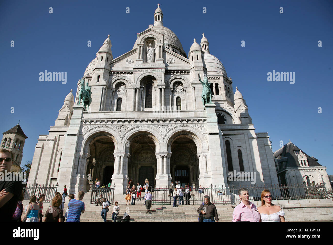 The Sacre Coeur in Paris France Stock Photo