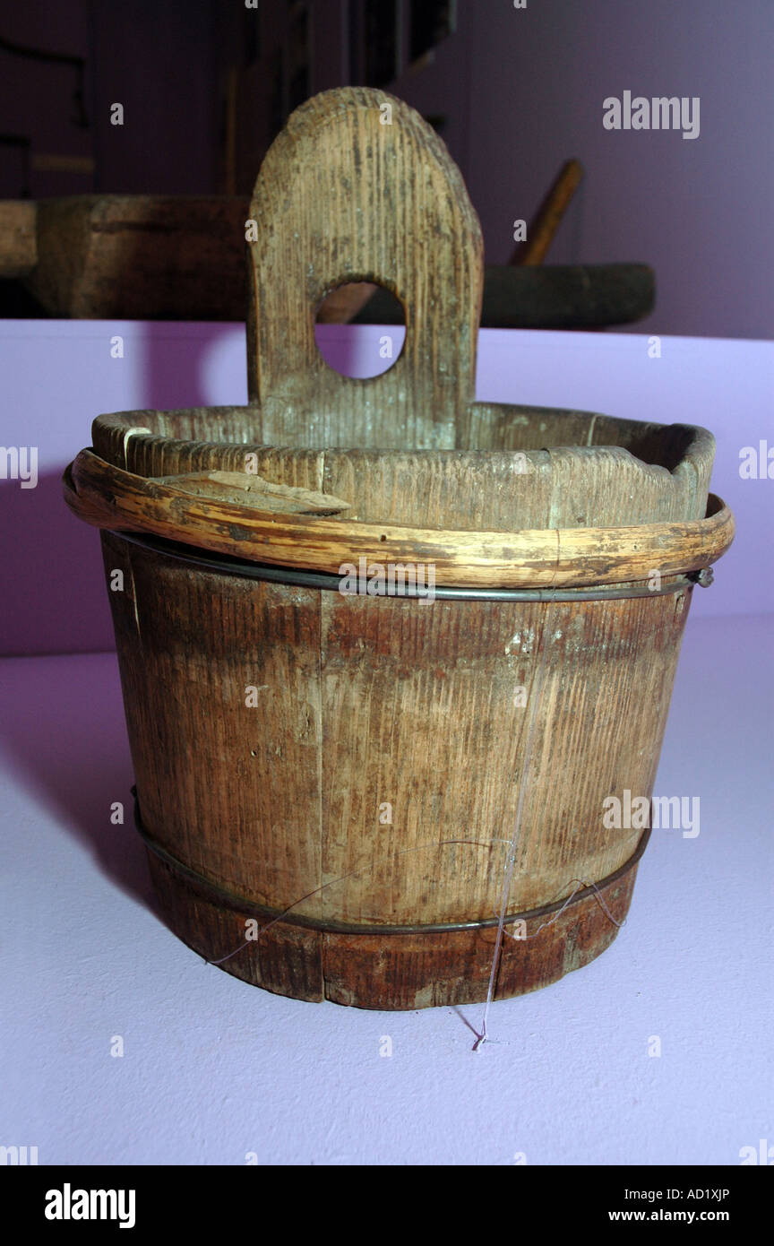 Milk pail bucket wooden hires stock photography and images Alamy