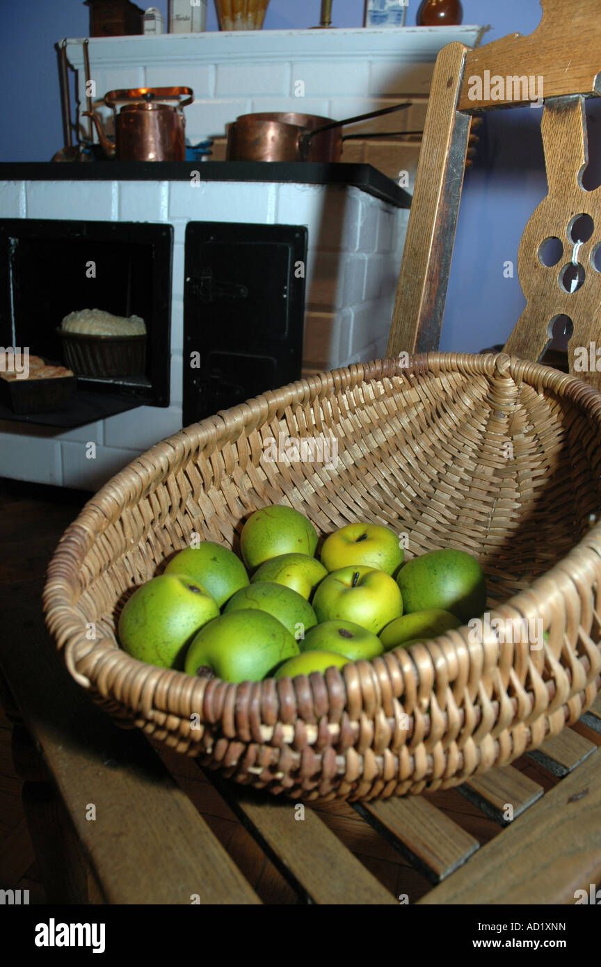 Interior of traditional rustic polish kitchen from the beggining of XX