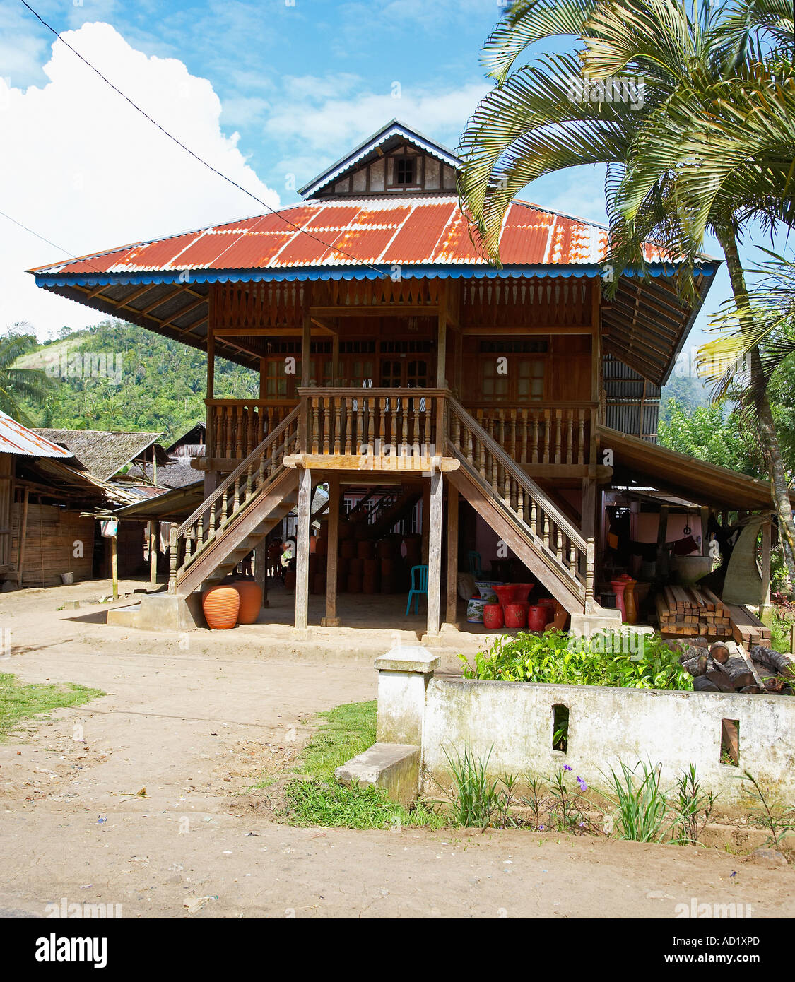 wood house in indonesia low budget interior design