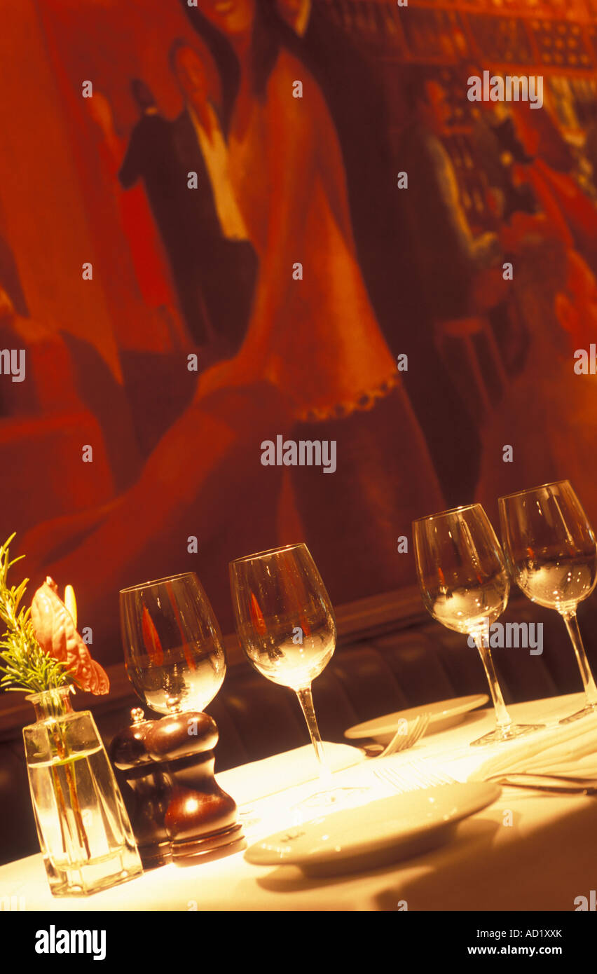 Interior view of Peploe s Wine Bistro restaurant in Dublin Ireland