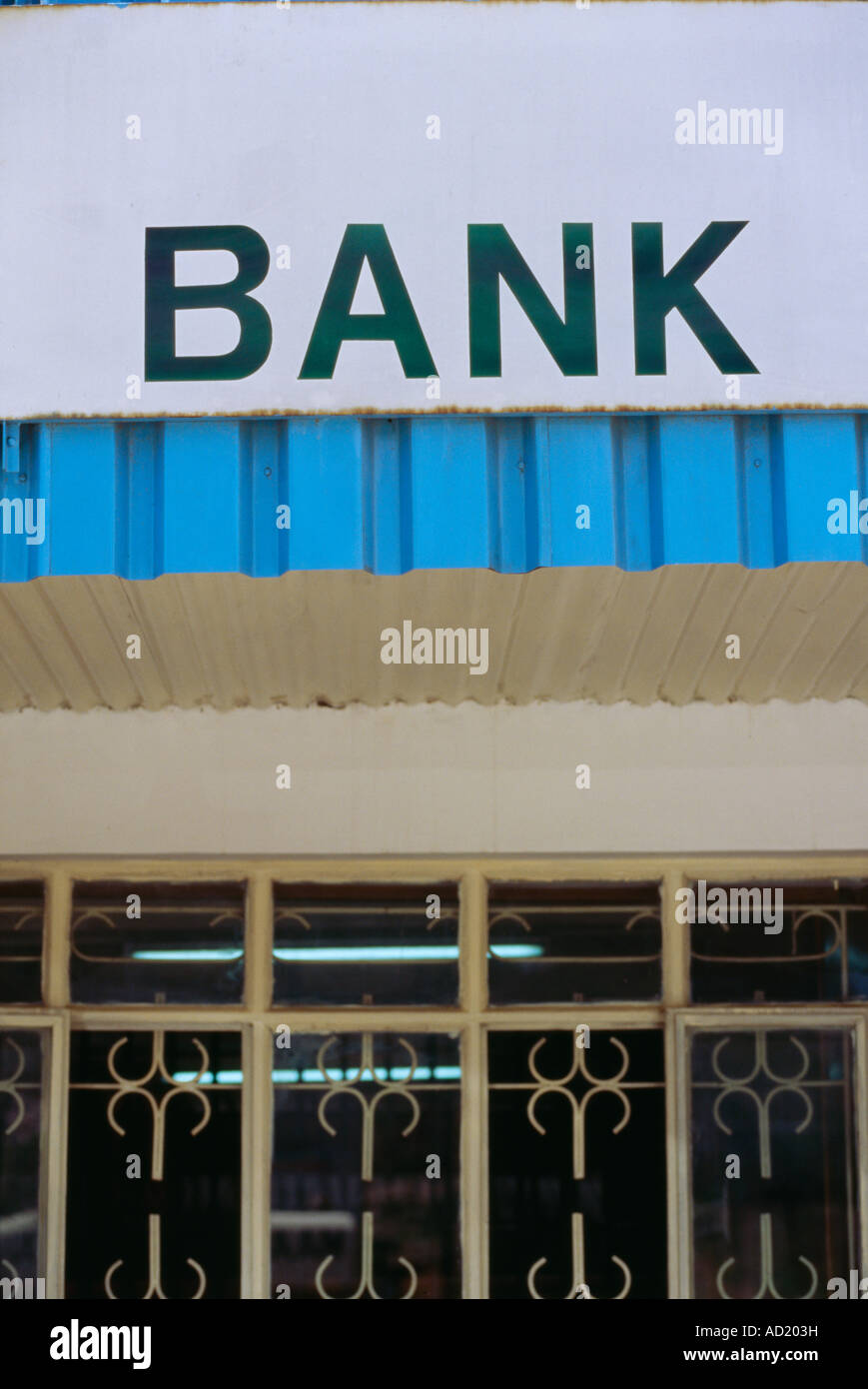 Bank signage in Kenya Africa Stock Photo Alamy