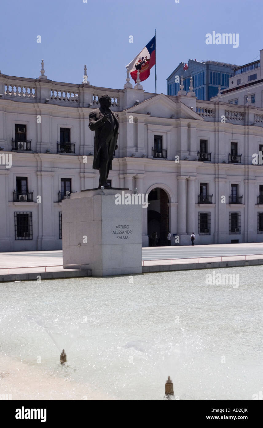 Palacio de La Moneda, Santiago, Chile Stock Photo - Alamy