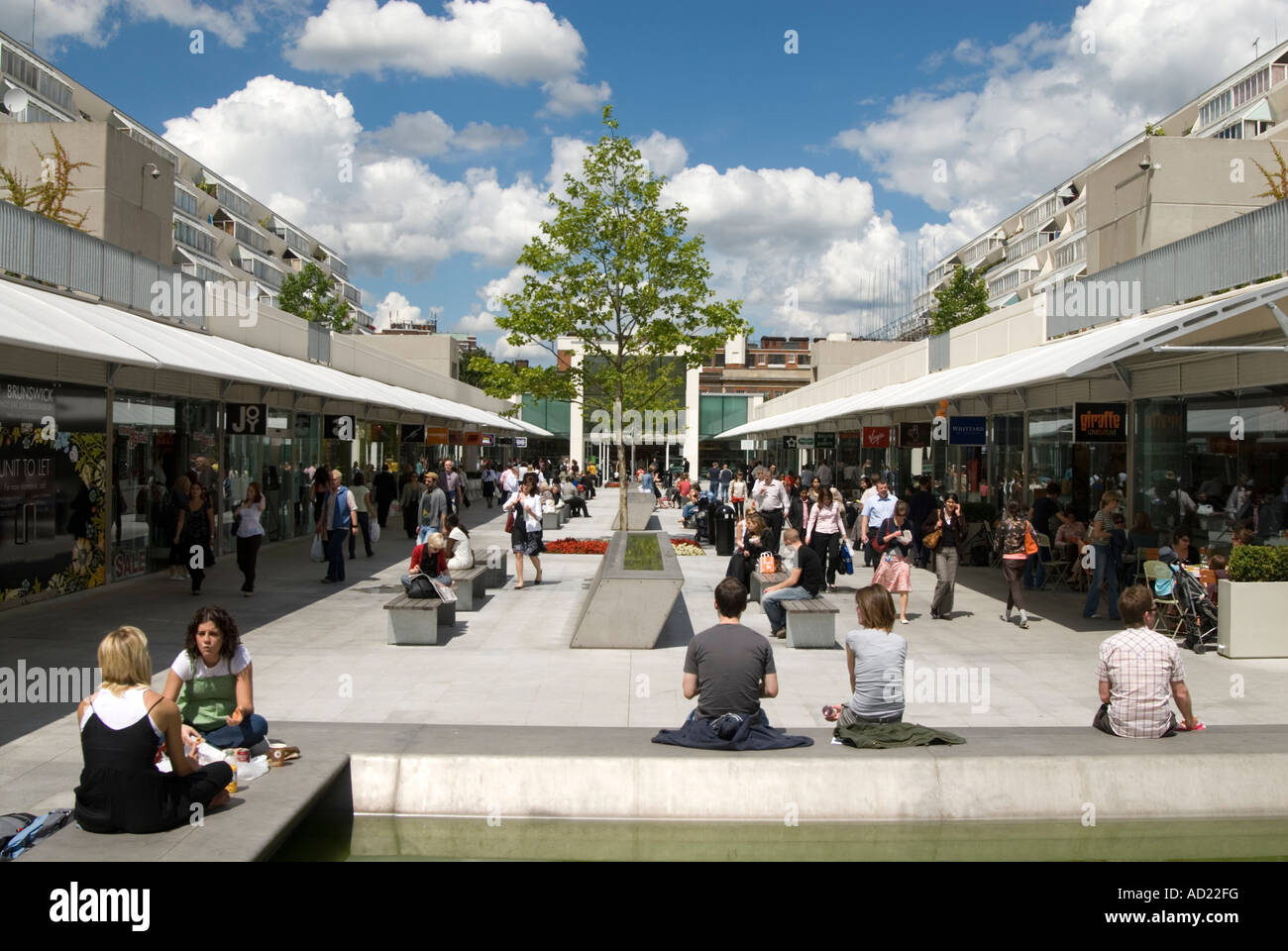 The Brunswick Centre London England UK Stock Photo Alamy