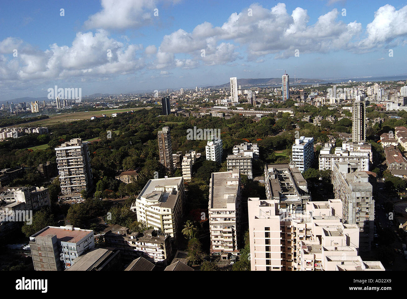 ASB72969 Aerial of buildings of Mumbai city Bombay Mumbai Maharashtra ...
