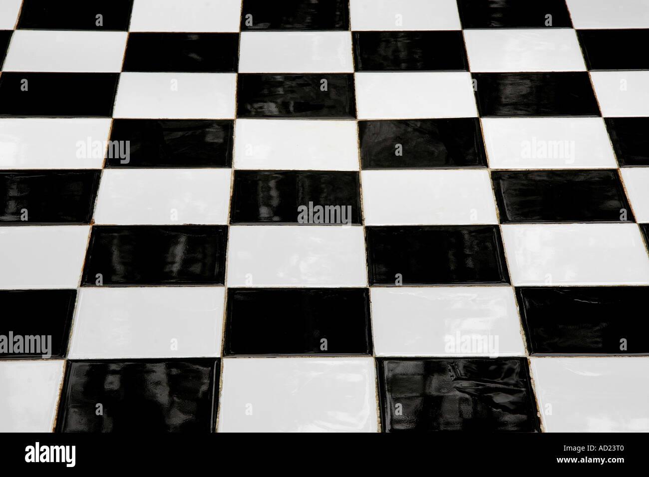 Game sports Chess Board Black and White squares of empty Chess Board Stock Photo