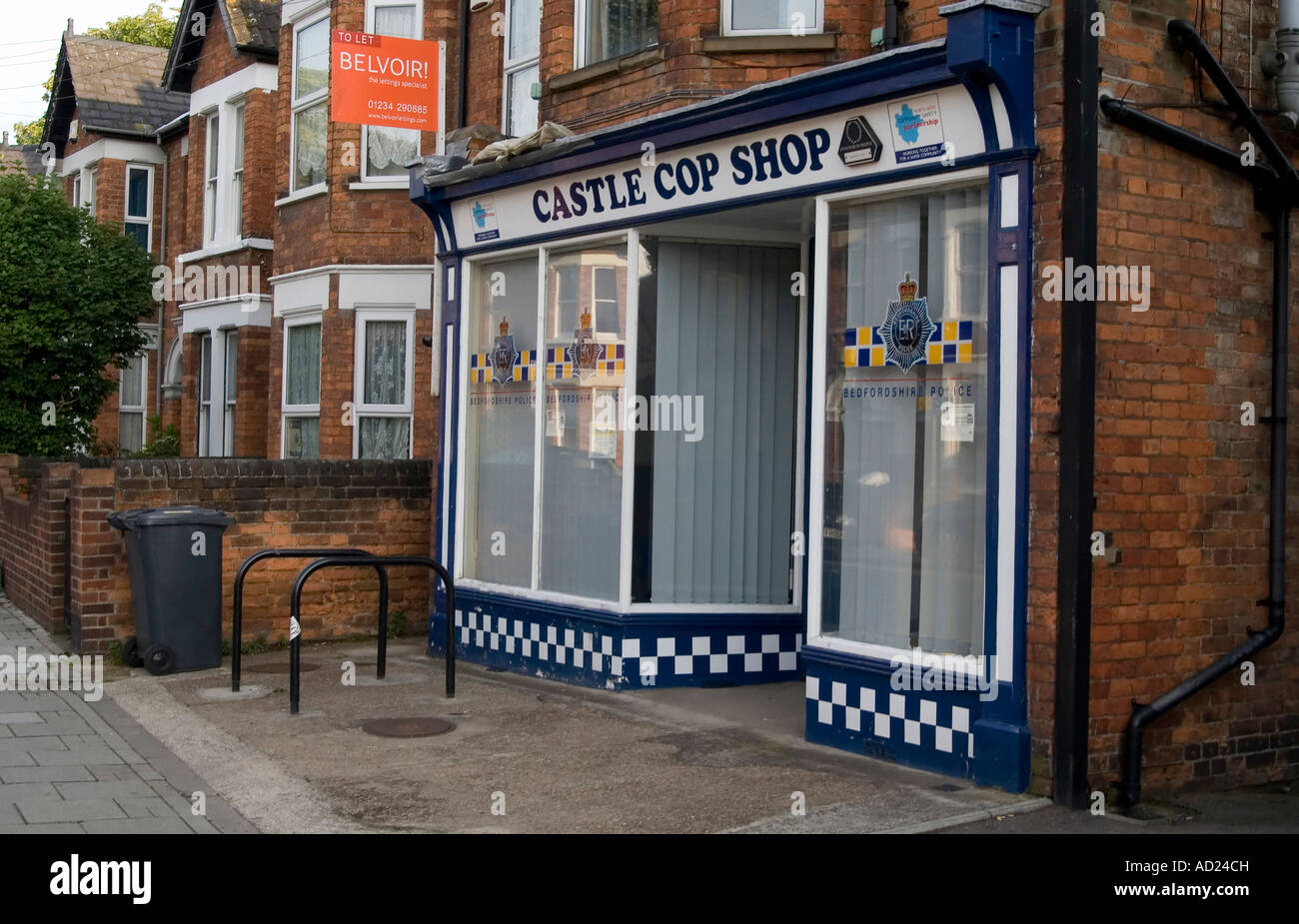 community local police station castle road bedford uk england Stock