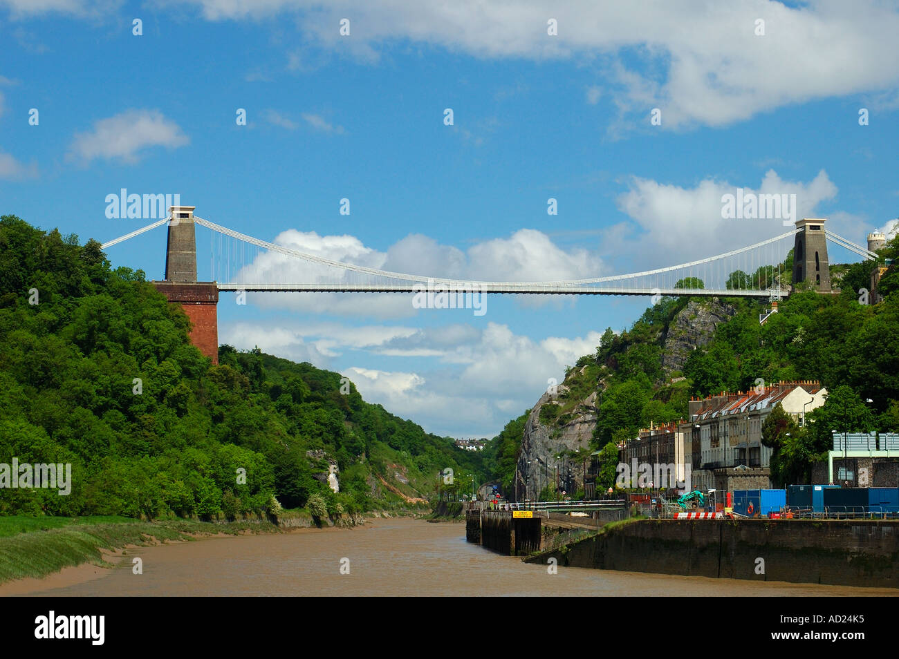 Clifton Suspension Bridge Bristol UK under summer skies Stock Photo Alamy