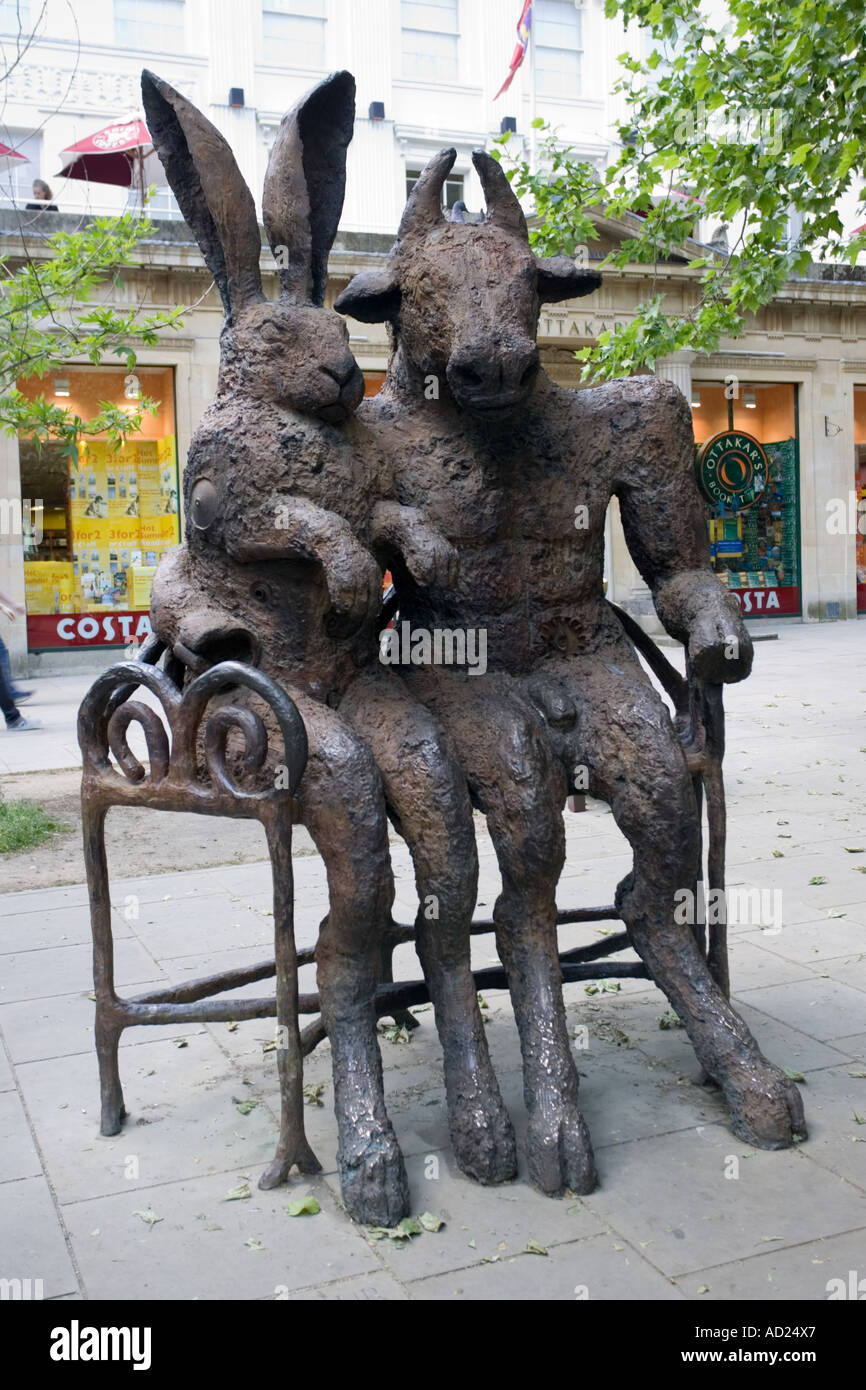The Minotaur and the Hare Cheltenham Promenade UK Stock Photo Alamy