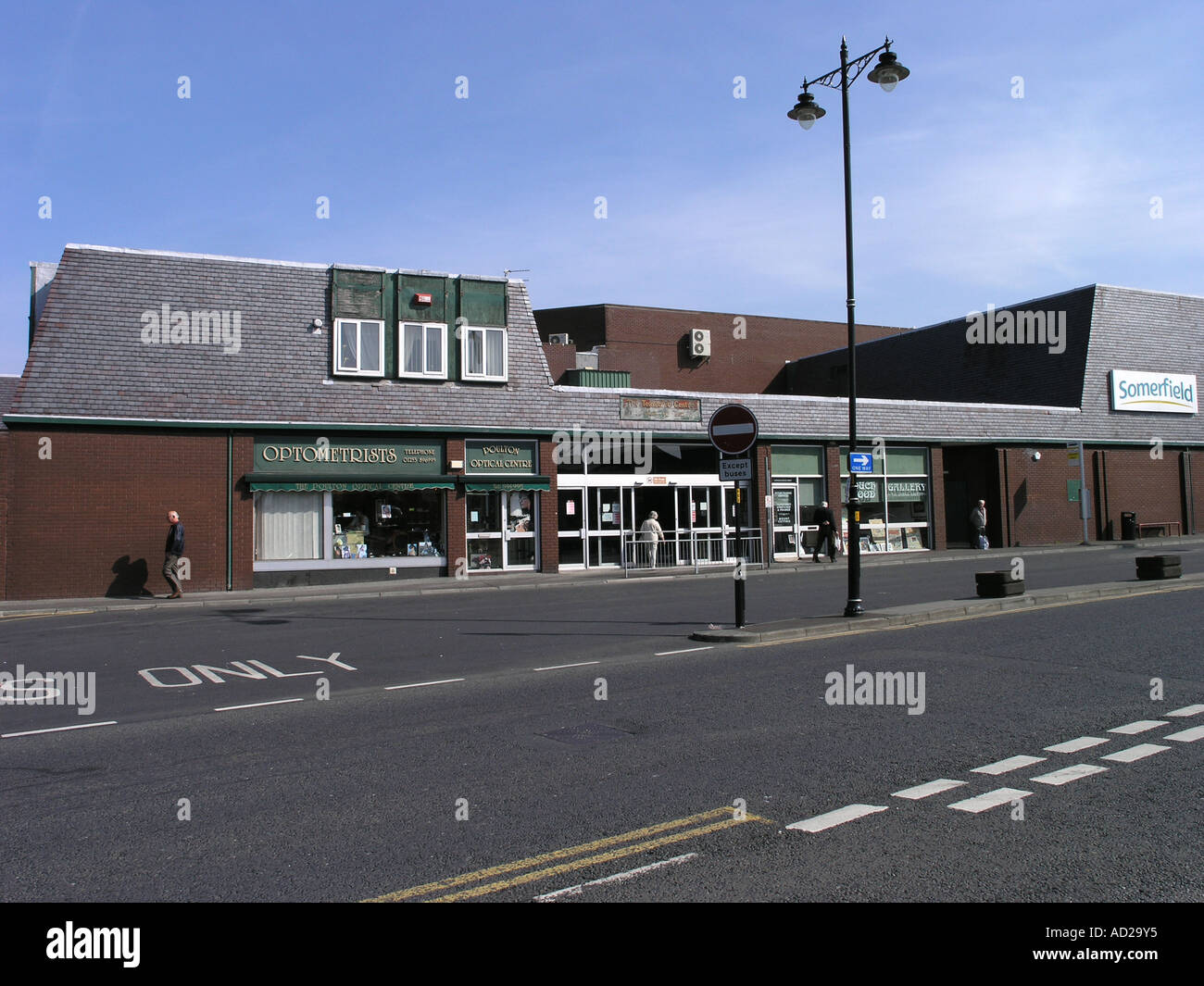 Shopping Centre Poulton le Fylde Stock Photo