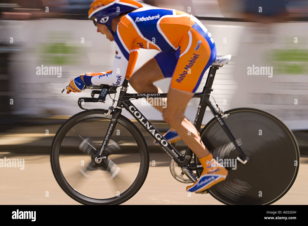 Team Rabobank Rider During The Prologue Stage Of The 2007 Tour De