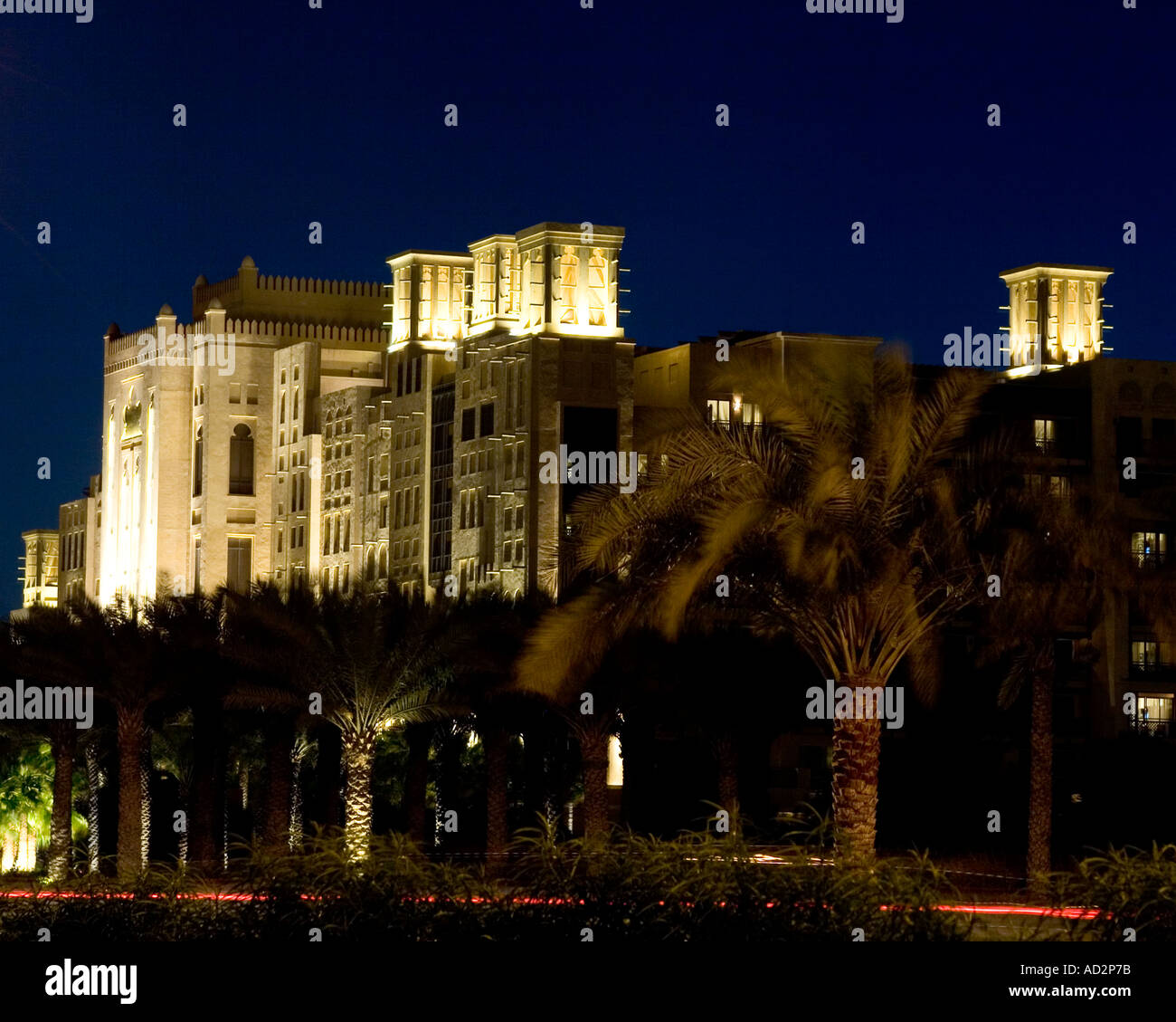 Madinat jumeirah mina salam hotel dubai united arab emirates Stock Photo