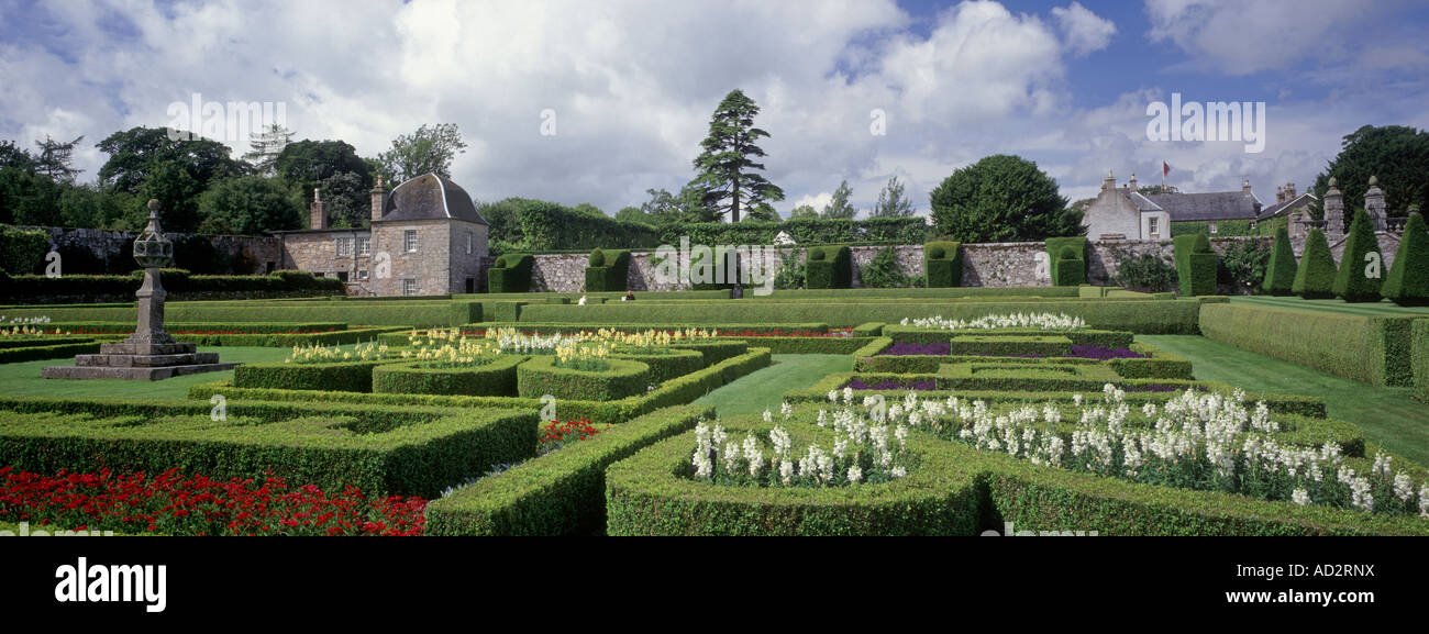The National Trust Gardens at Pitmedden Aberdeenshire Grampian Region