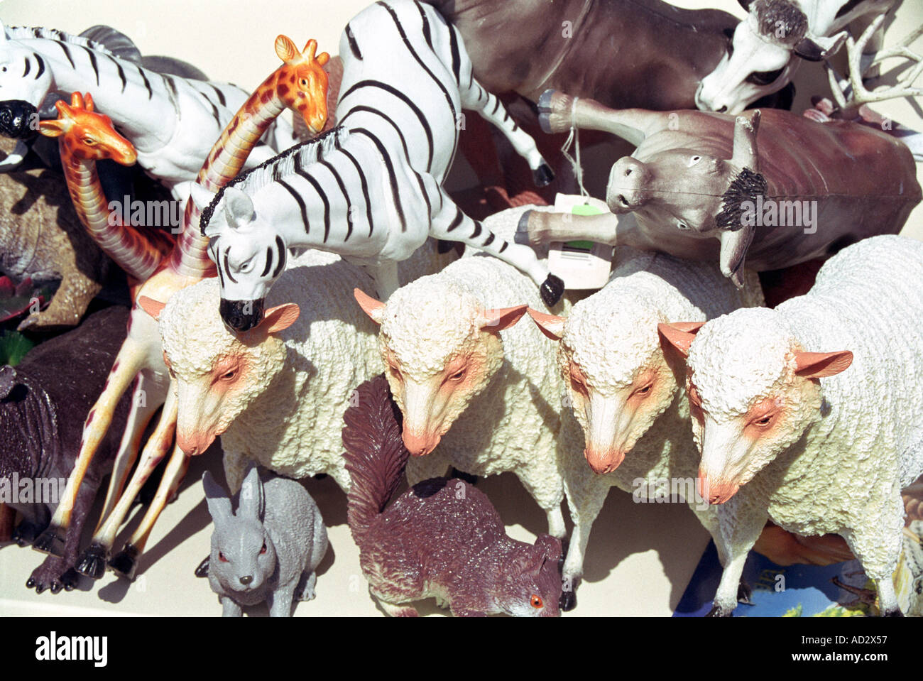toy animal models Stock Photo Alamy