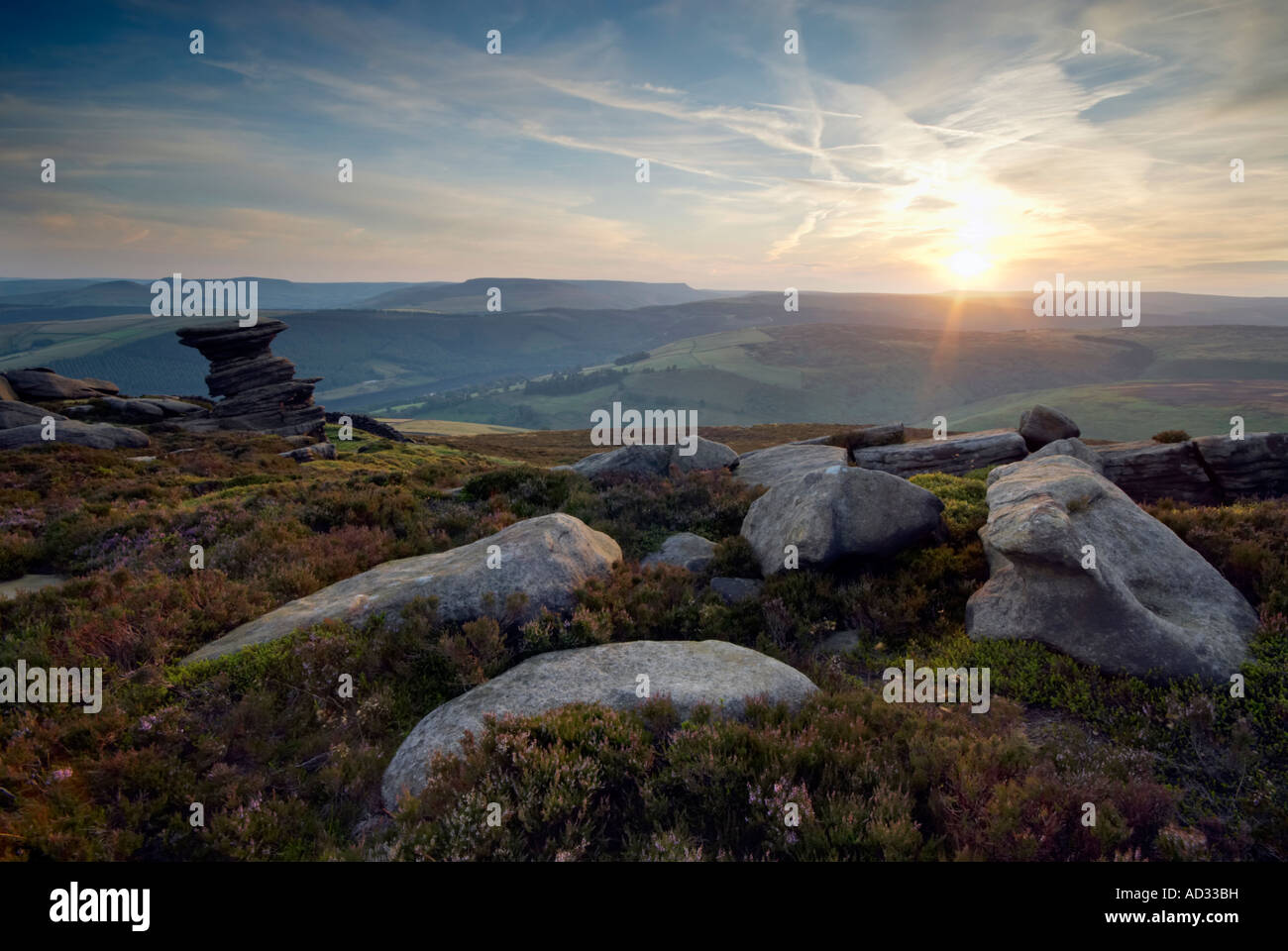 "Salt Cellar "on "Derwent Edge" in Derbyshire "Great Britain Stock Photo Alamy