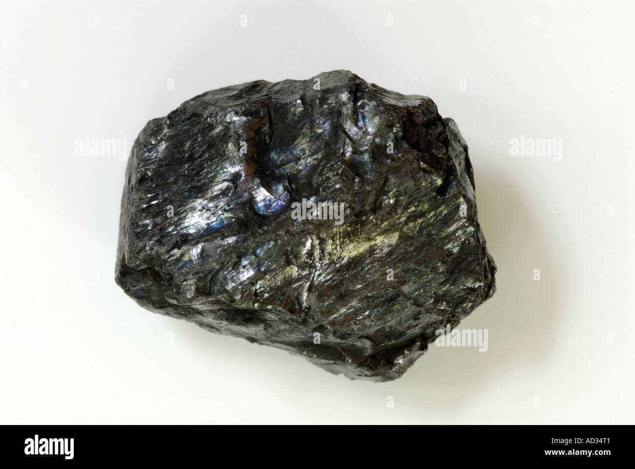 Anthracite coal, coal is a source of sulfur dioxide pollution and "acid rain" and carbon dioxide, "global warming" Stock Photo