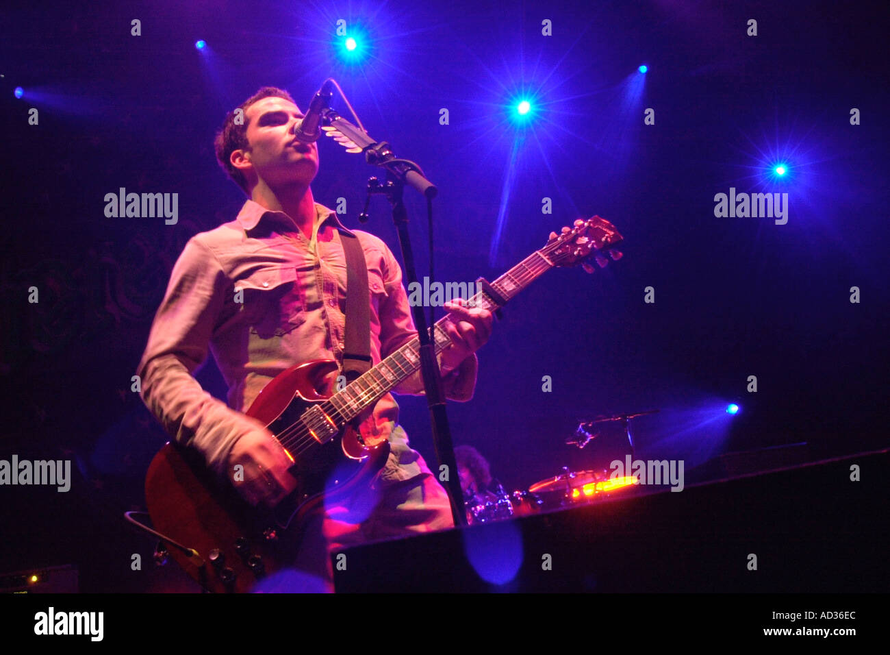 Kelly Jones lead guitar vocals with Welsh rock band the Stereophonics Wales UK GB Stock Photo