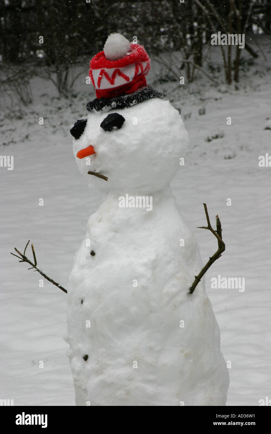 Snowman Stock Photo