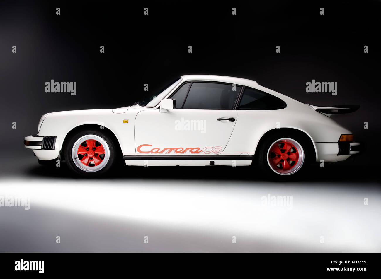 Porsche 911 Carrera Club Sport in white - Left side landscape profile Stock  Photo - Alamy
