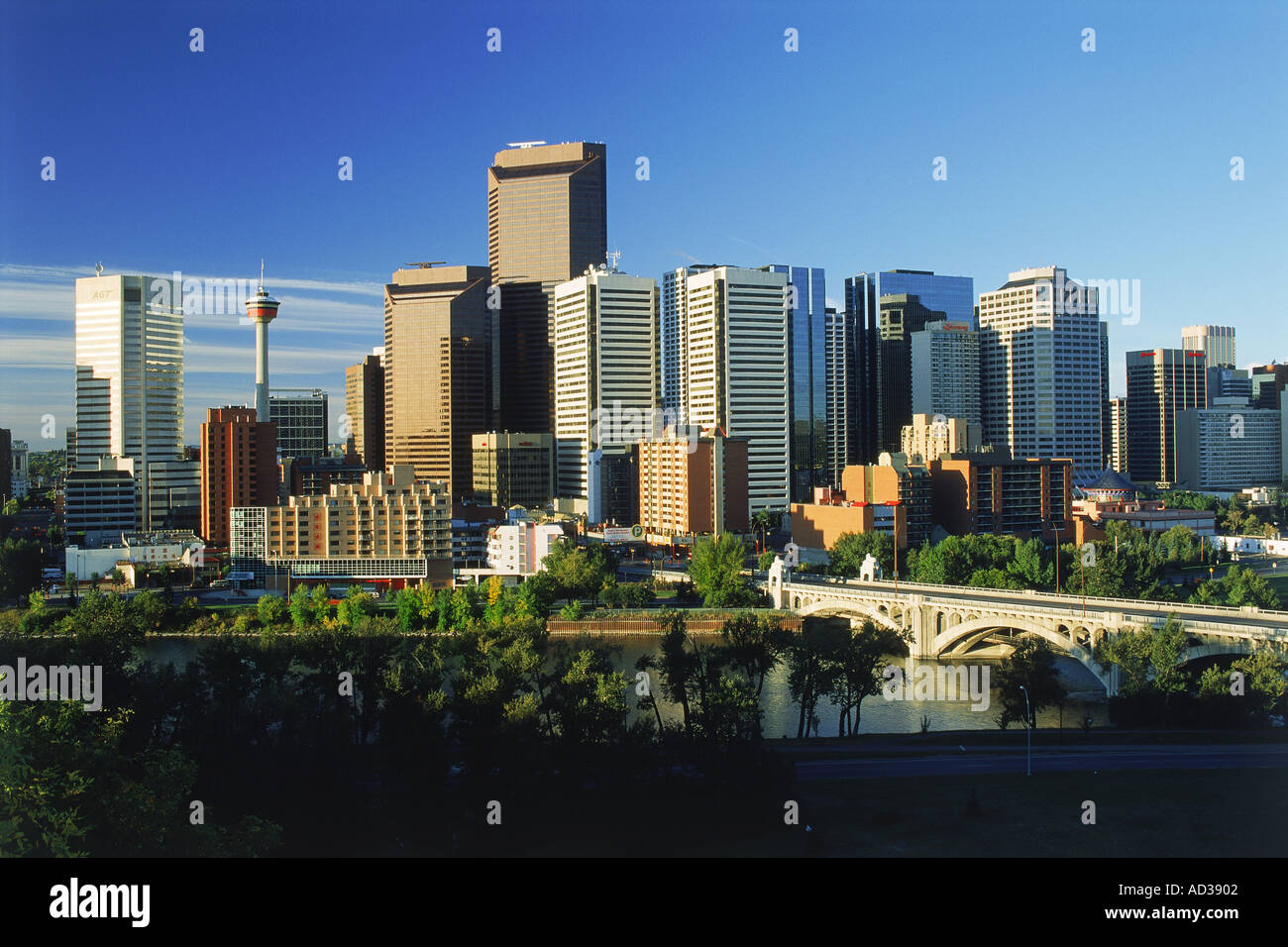 Calgary skyline Alberta Canada Stock Photo - Alamy