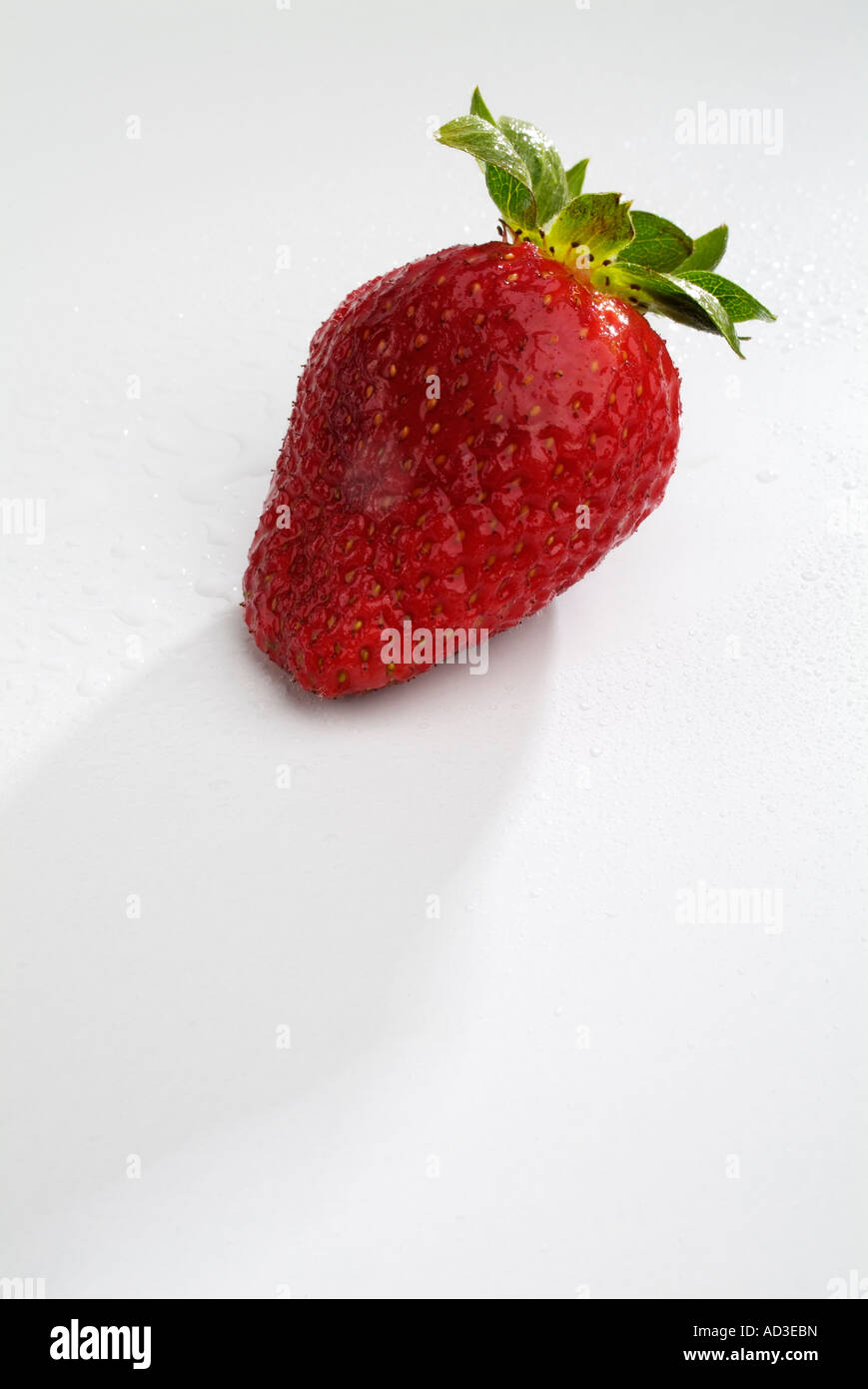 strawberry over white background Stock Photo
