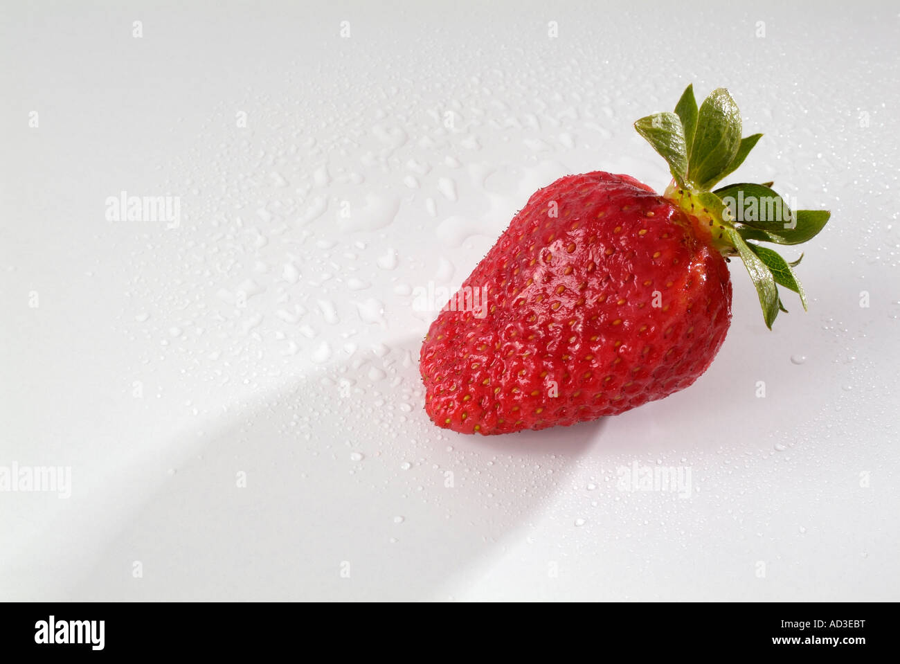 strawberry over white background Stock Photo