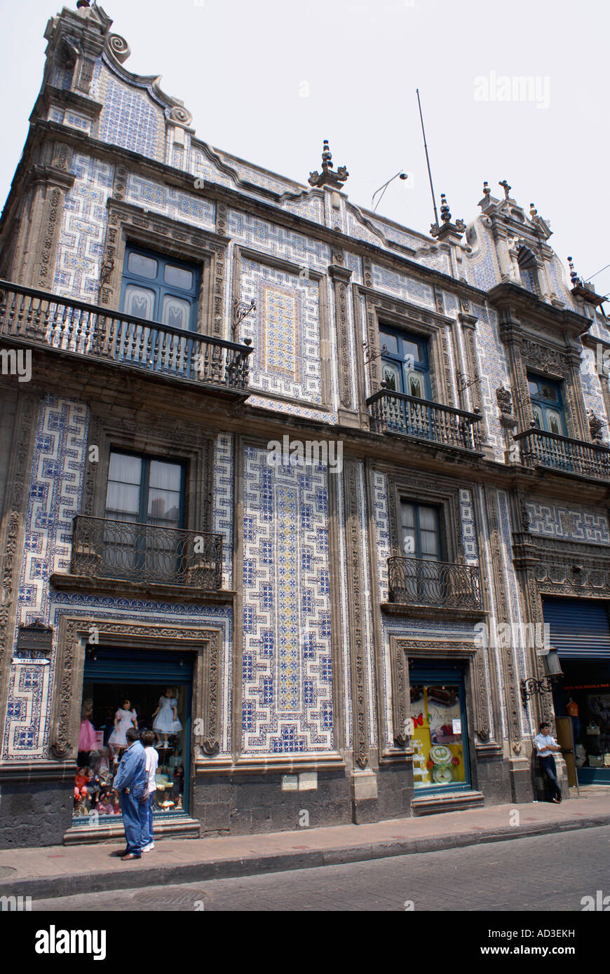House of Tiles or Casa de los Azulejos in the Centro Historico, Mexico City Stock Photo
