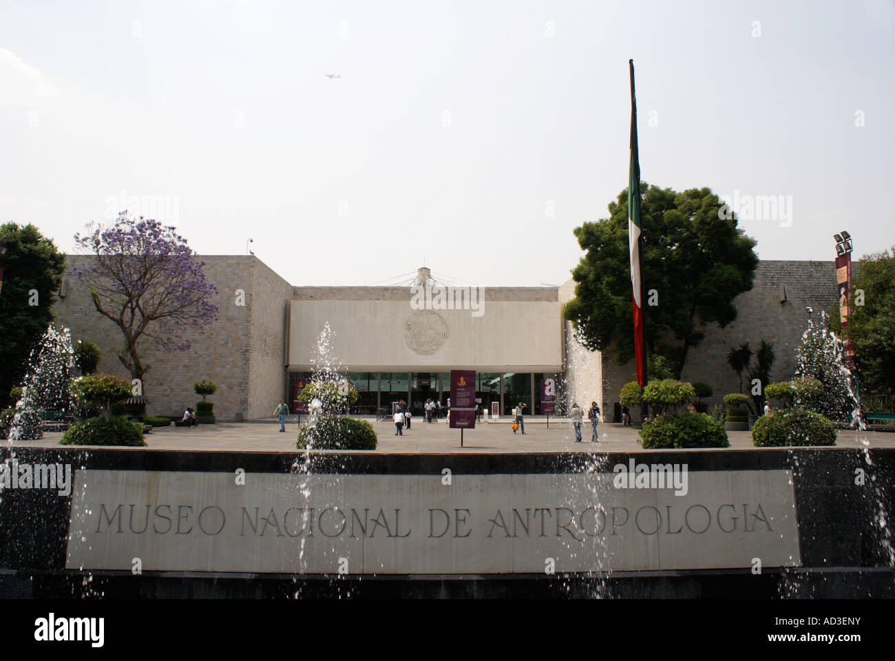 Entrance to the National Museum of Anthropology in Chapultepec Park, Mexico  City. Museo Nacional de Antropologia Stock Photo - Alamy