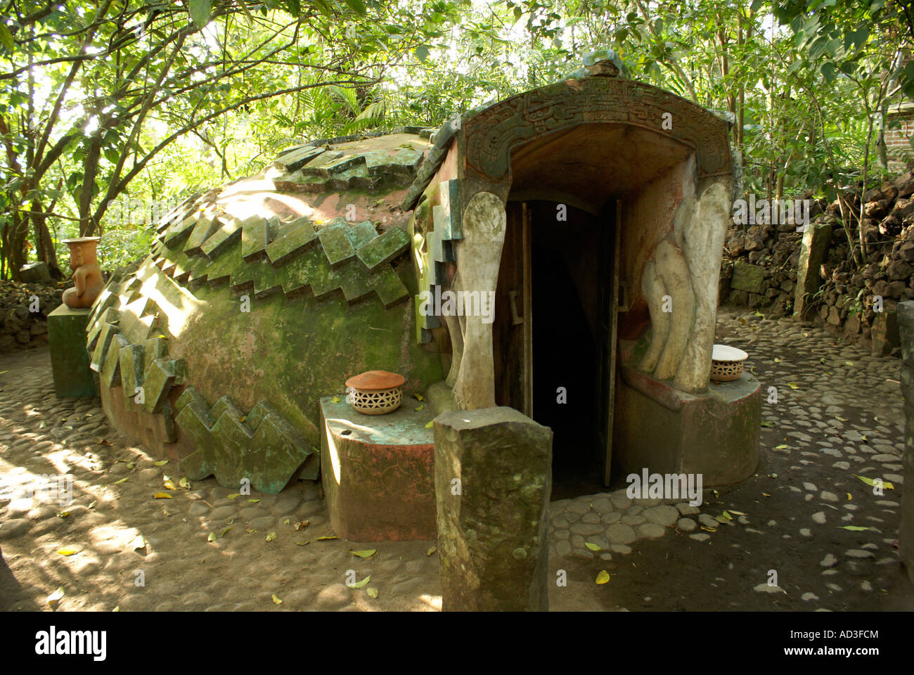 Ritual steam bath or Temazcal at the Reserva Ecologica de Nanciyaga on ...