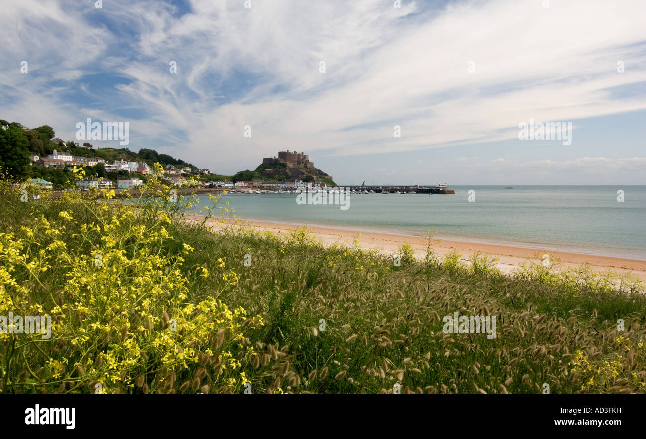 St Clements Bay Jersey Stock Photo Alamy