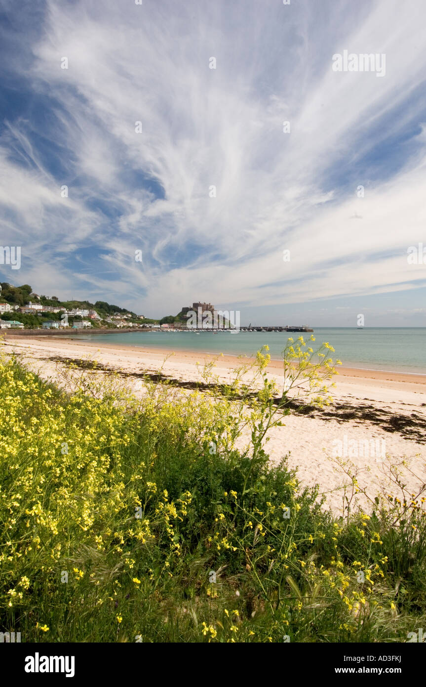 St Clements Bay Jersey Stock Photo Alamy